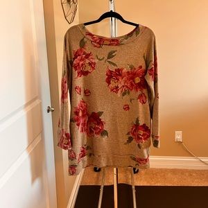 Boutique Floral Sweatshirt - Size L